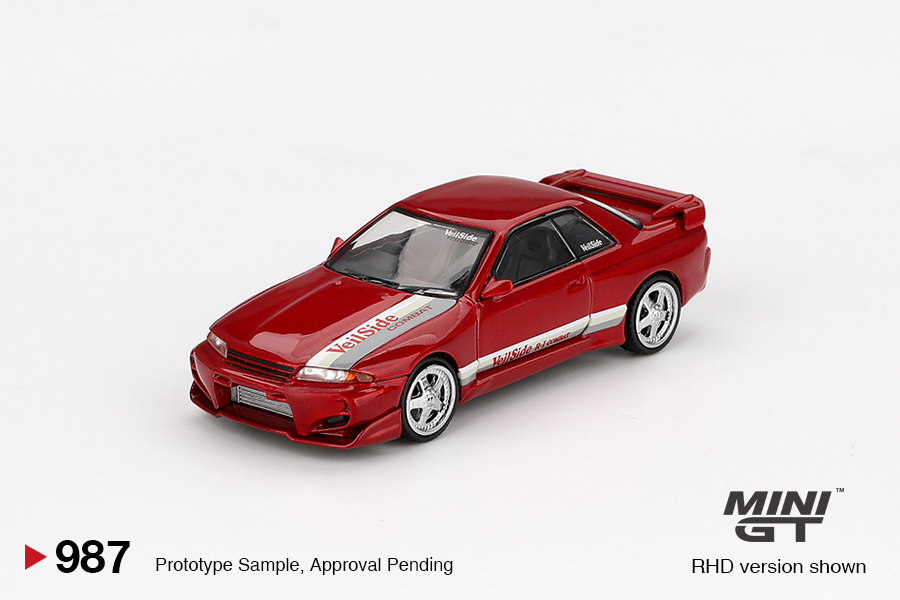 MiniGT - 987 - Nissan Skyline GT-R (R32) VeilSide Combat C-I Gem Red
